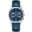 Longines Master 40mm Blue Dial Automatic Chronograph Strap Watch - Berry's Jewellers