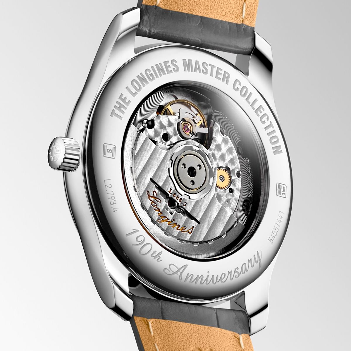 Longines Master Collection 190th Anniversary Automatic Strap Watch - Berry's Jewellers