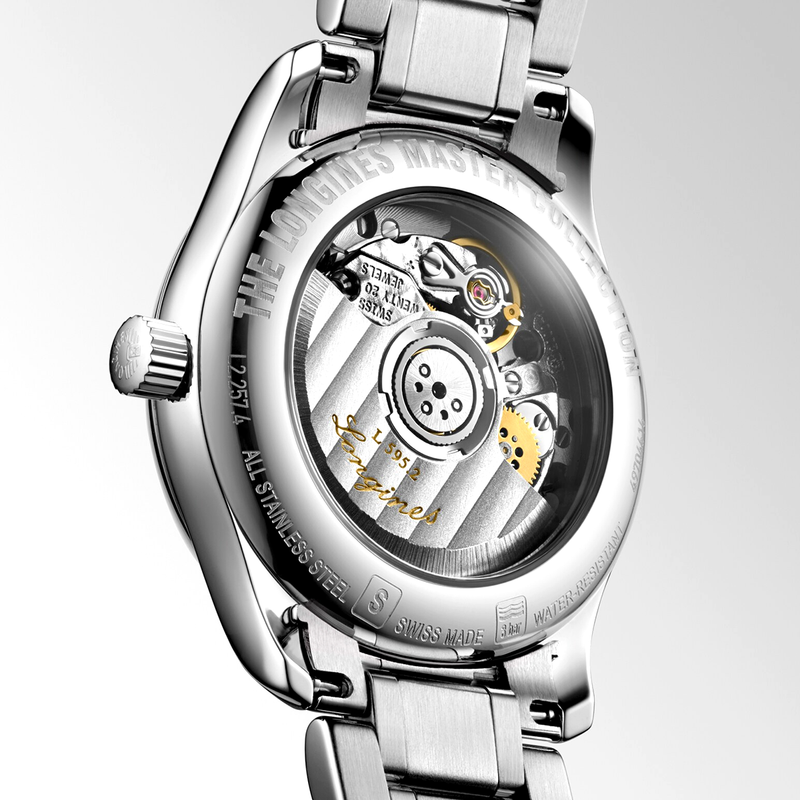 Longines Master Collection 29mm Silver Diamond Dial Bracelet Watch - Berry's Jewellers