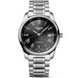 Longines Master Collection 40mm Black Roman Dial Men's Bracelet Watch - Berry's Jewellers
