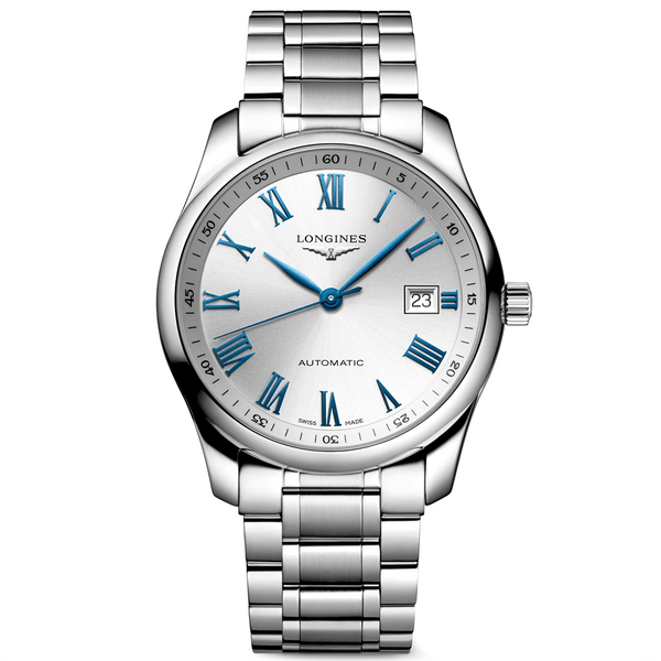 Blue Roman Dial Automatic Bracelet Watch - Berry's Jewellers