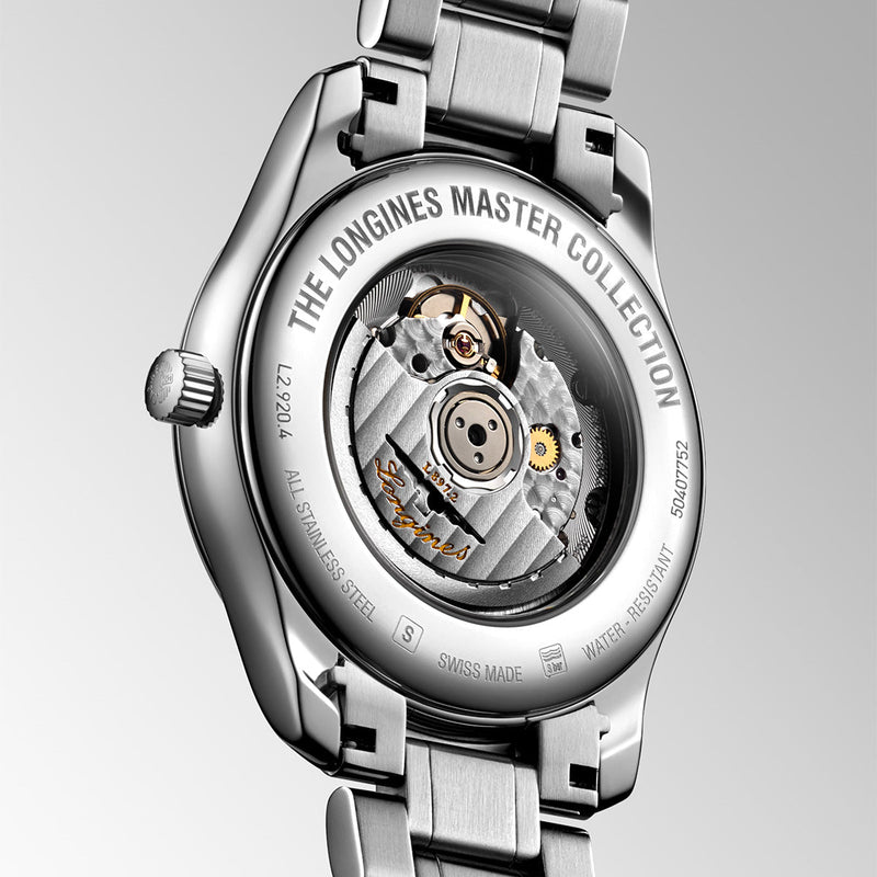 Longines Master Collection Annual Calendar 42mm Silver Dial Automatic Watch - Berry's Jewellers