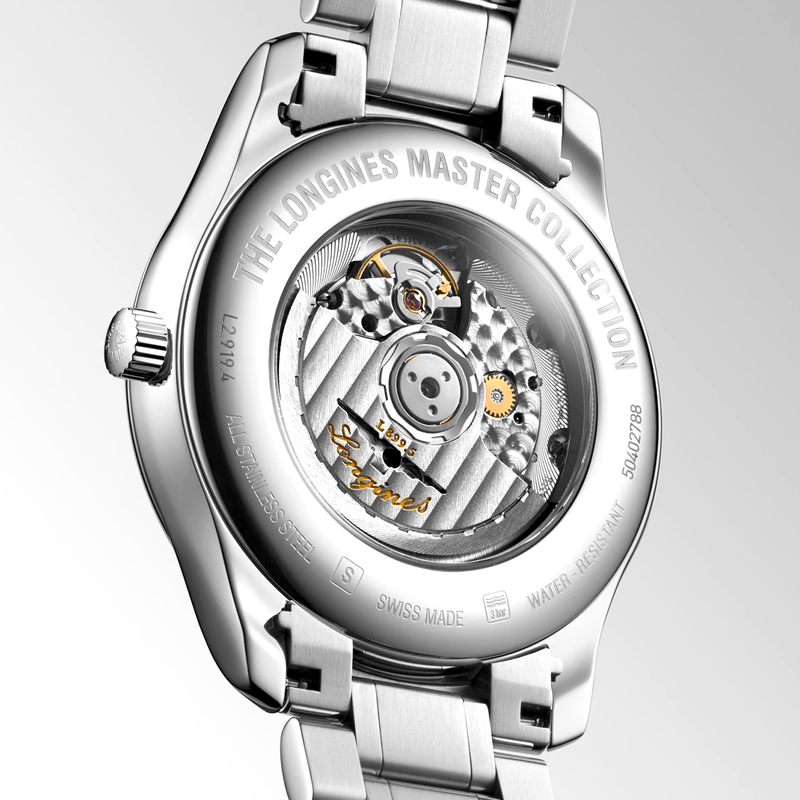 Longines Master Collection Moonphase 42mm Blue Dial Men's Bracelet Watch - Berry's Jewellers