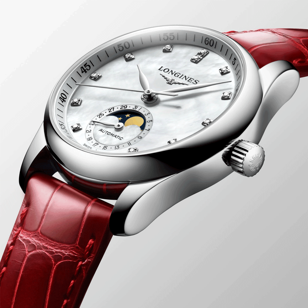 Longines Master Collection Steel 34mm Automatic Strap Watch - Berry's Jewellers