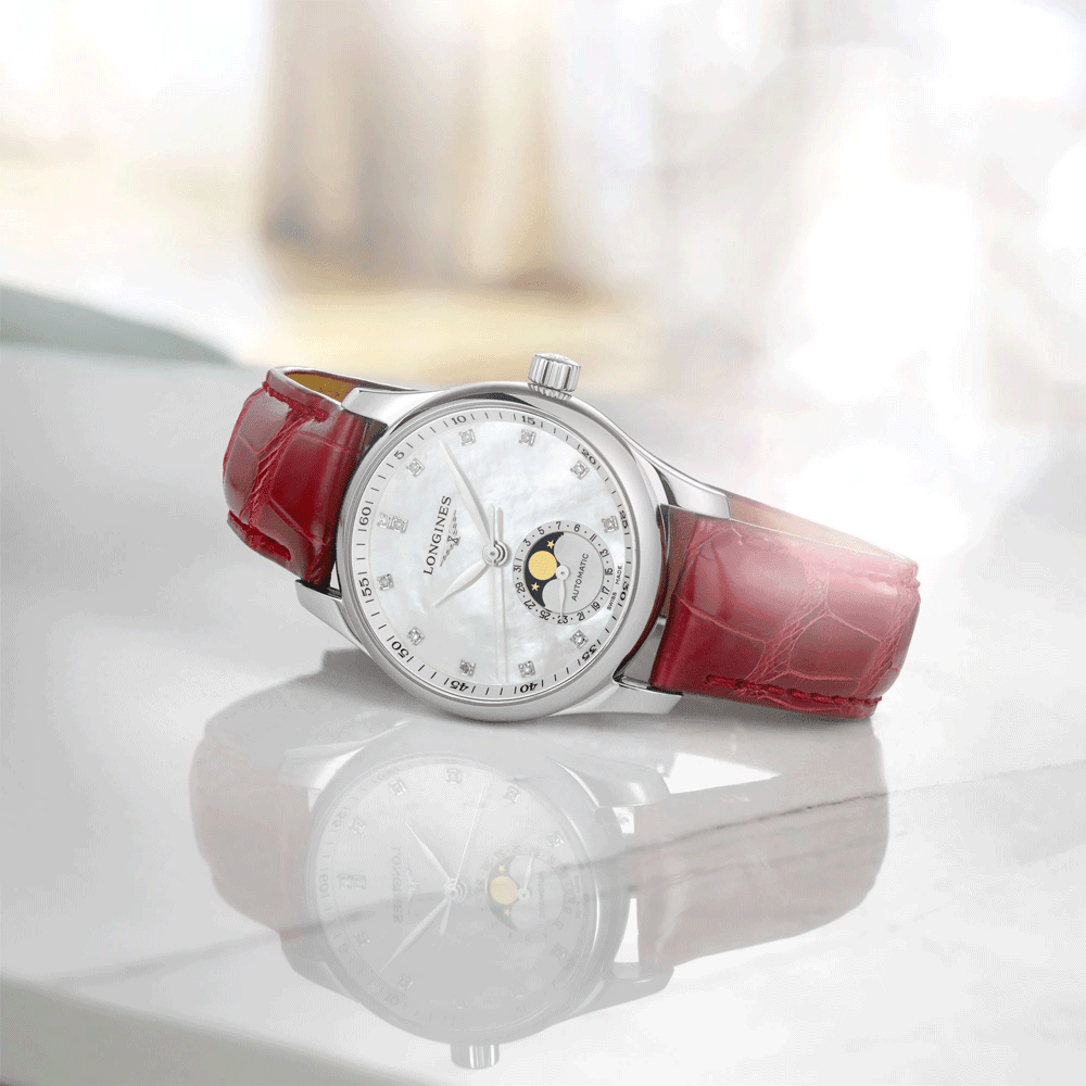 Longines Master Collection Steel 34mm Automatic Strap Watch - Berry's Jewellers