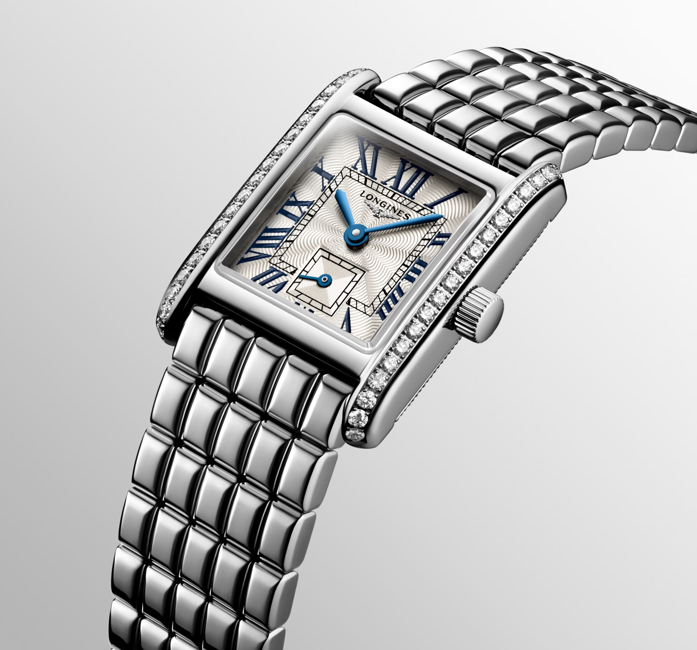 DolceVita Mini Steel Ladies Diamond Bezel Bracelet Watch