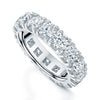 Platinum Round Brilliant Cut Diamond Full Eternity Ring