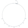Berry's 18ct White Gold Pear & Round Brilliant Cut Diamond Necklace - Berry's Jewellers