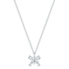 18ct White Gold Diamond Butterfly Pendant
