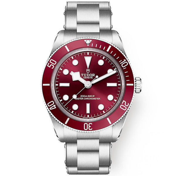 TUDOR Black Bay 58 Burgundy Red Dial & Bezel Bracelet Watch - Berry's Jewellers