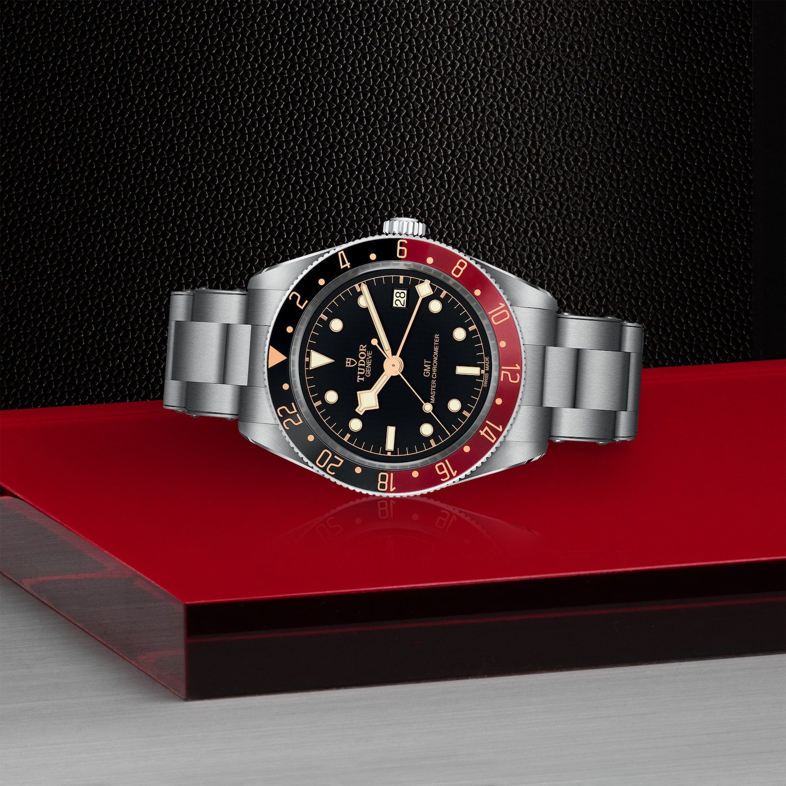 Black Bay 58 GMT 39mm Black/Red Bezel Automatic Bracelet Watch