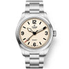Ranger 39mm Beige Domed Dial Mens Automatic Bracelet Watch