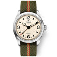 TUDOR Ranger 39mm Beige Domed Dial Mens Automatic NATO Strap Watch - Berry's Jewellers