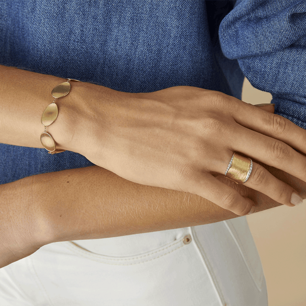 Marco Bicego Lunaria 18ct Yellow Gold Bracelet - Berry's Jewellers