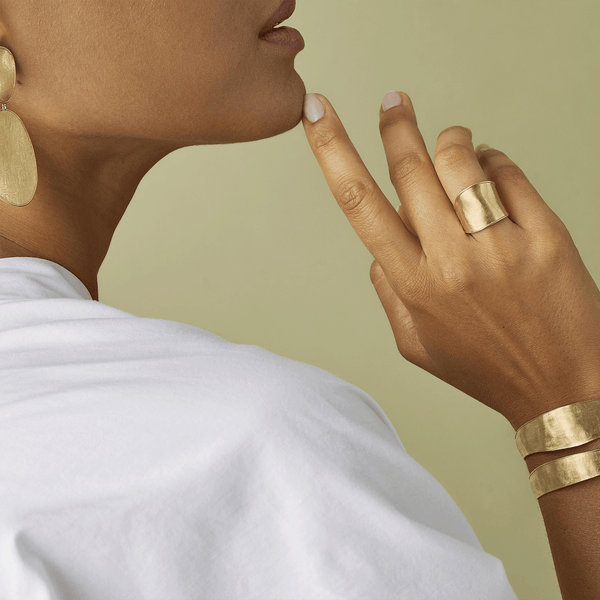 Marco Bicego Lunaria 18ct Yellow Gold Large Ring - Berry's Jewellers