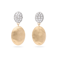 Siviglia 18ct Yellow Gold & Diamond Drop Earrings