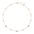 Siviglia 18ct Yellow Gold Pave Diamond Set Necklace