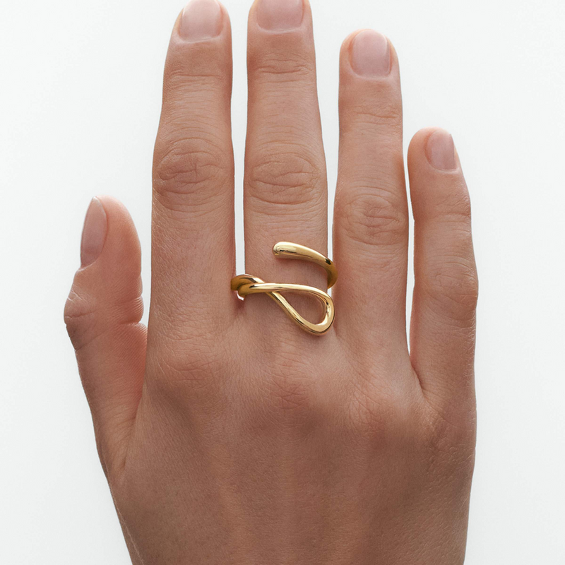 Georg Jensen Mercy 18ct Yellow Gold Ring - Berry's Jewellers