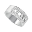 Move Noa Pave 18ct White Gold Diamond Ring