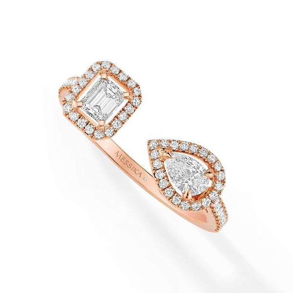 Messika Paris My Twin Toi & Moi 18ct Pink Gold Diamond Ring - Berry's Jewellers