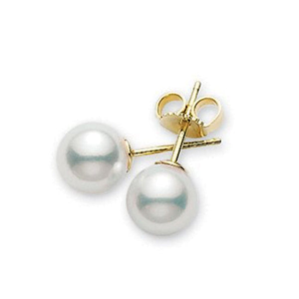 Mikimoto Classic A Grade Akoya Cultured Pearl Earrings 6-6