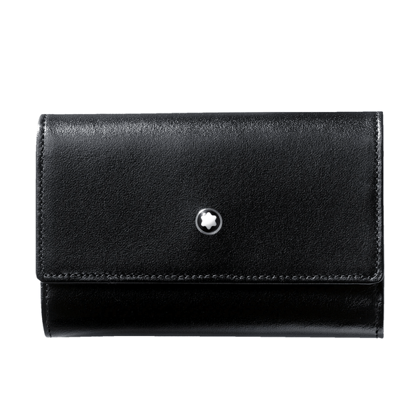 Montblanc Meisterstuck Key Case 6 Keys in Black Leather - Berry's Jewellers