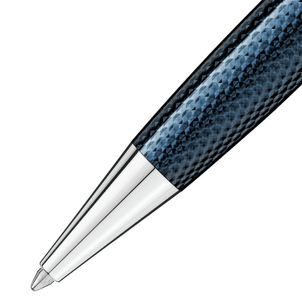 Montblanc Meisterstuck Solitaire Doue Blue Hour Classique Ballpoint Pen - Berry's Jewellers