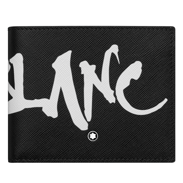 Montblanc Sartorial Calligraphy Black Leather 6cc Wallet - Berry's Jewellers