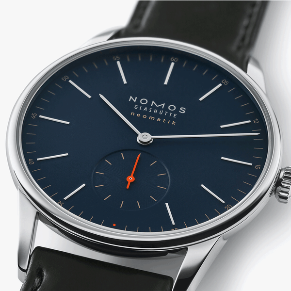 NOMOS Glashütte Orion Neomatik 39mm New Midnight Blue Dial Automatic Watch 