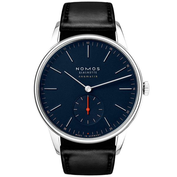 NOMOS Glashütte Orion Neomatik 39mm New Midnight Blue Dial Automatic Watch 