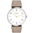 NOMOS Glashütte Tangente 33mm White Dial Manual-Wind Strap Watch - Berry's Jewellers
