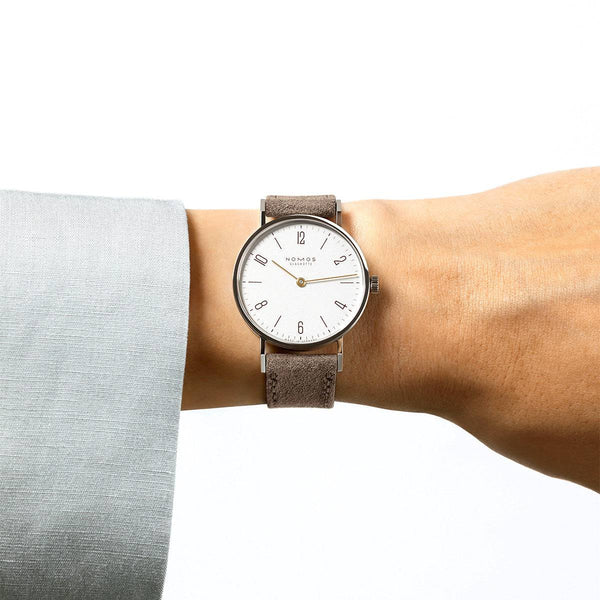 NOMOS Glashütte Tangente 33mm White Dial Manual-Wind Strap Watch - Berry's Jewellers
