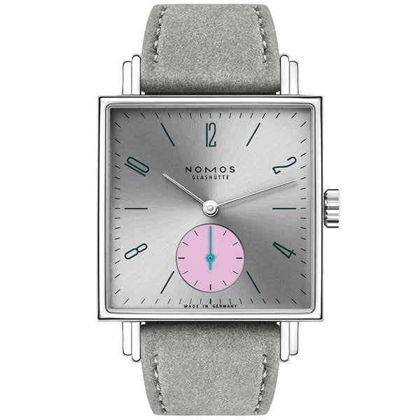 NOMOS Glashütte Tetra Die Unerreichbare 30mm Silvercut & Pink Dial Ladies Watch - Berry's Jewellers