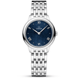 OMEGA De Ville Prestige 27.5mm Blue Dial Ladies Bracelet Watch - Berry's Jewellers