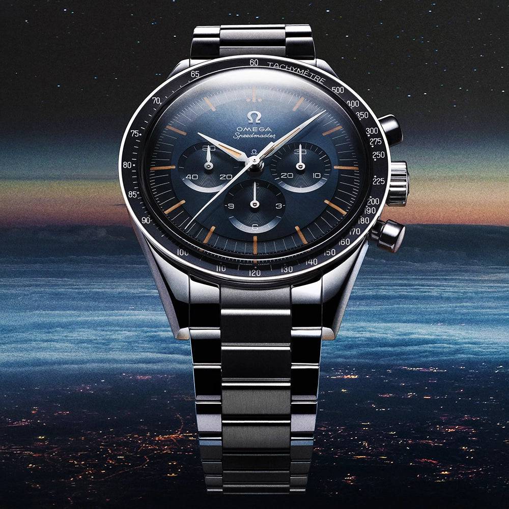 OMEGA Speedmaster Anniversary Edition First OMEGA In Space Bracelet Watch - Berry's Jewellers