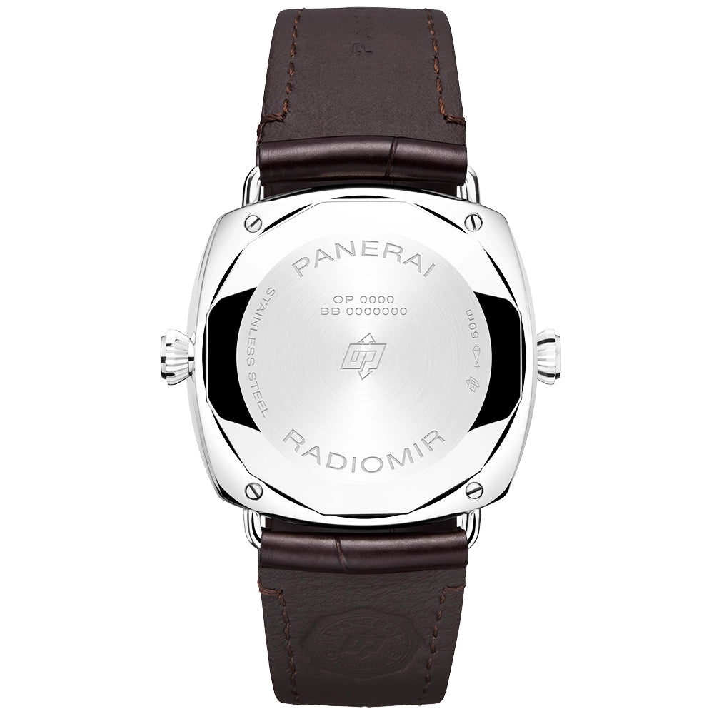 Panerai Radiomir Quaranta 40mm White/Gold Dial Automatic Strap Watch - Berry's Jewellers
