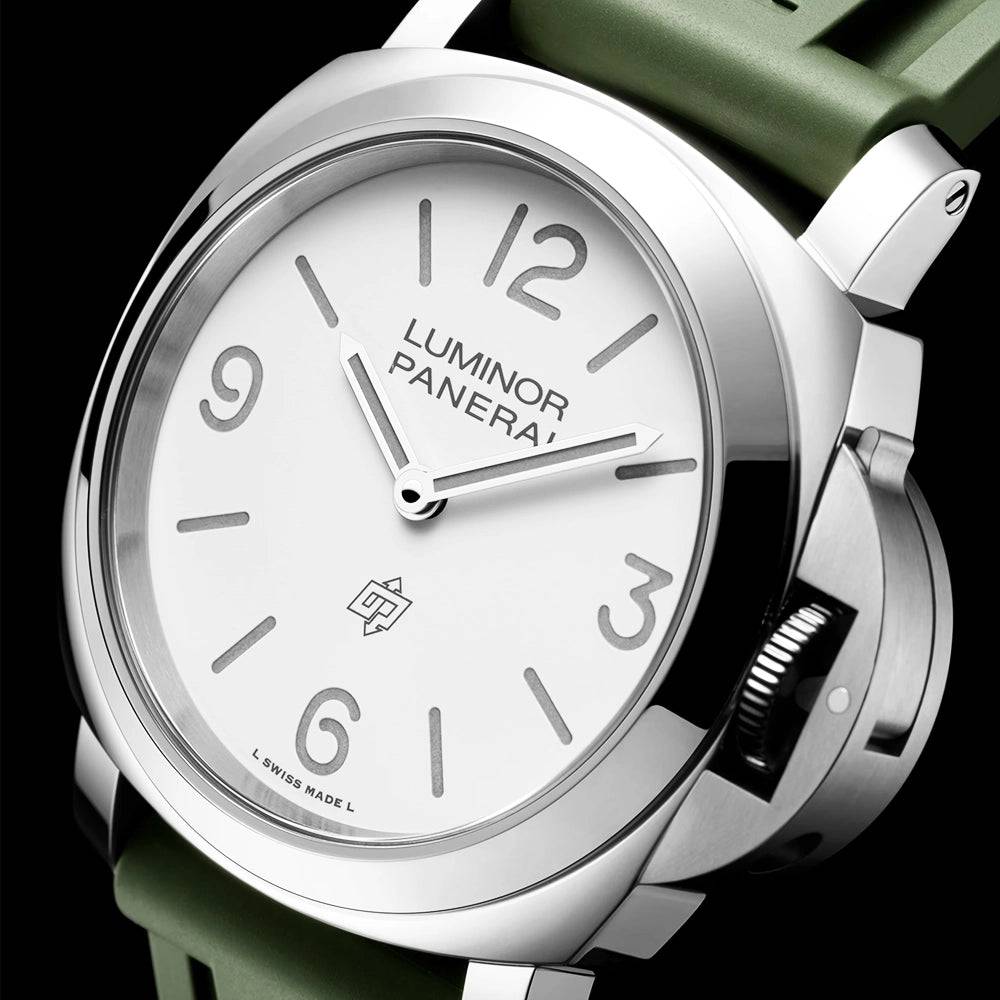 Panerai Luminor Base Logo 44mm White Dial Men's Watch - Berry's Jewellers