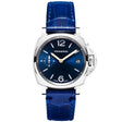 Panerai Luminor Due 38mm Blue/Rose Dial Automatic Leather Strap Watch - Berry's Jewellers