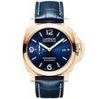 Panerai Luminor Goldtech 44mm Blue Dial Automatic Leather Strap Watch - Berry's Jewellers