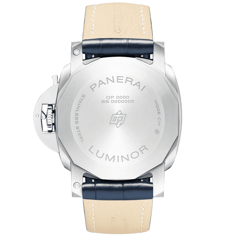 Panerai Luminor Marina 1950 3 Days Blue Dial & Leather Strap Watch - Berry's Jewellers