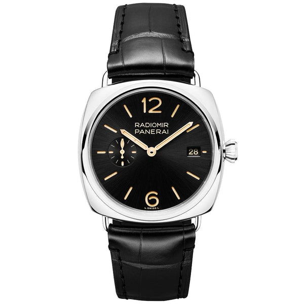 Panerai Radiomir Quaranta 40mm Black Sunray Dial Automatic Watch - Berry's Jewellers
