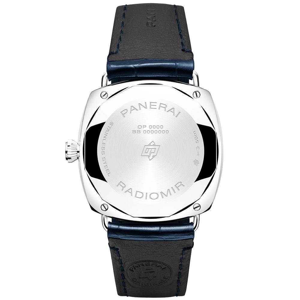 Panerai Radiomir Quaranta 40mm Blue Sunray Dial Automatic Watch - Berry's Jewellers