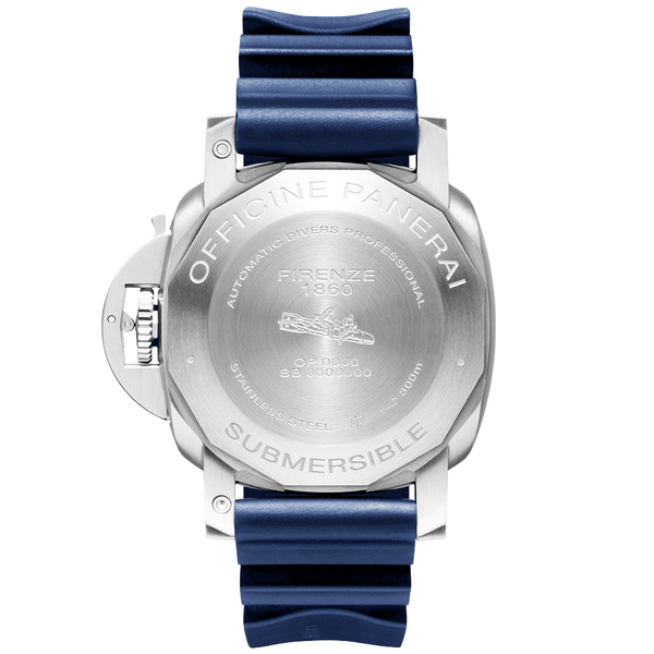 Panerai Submersible 42mm Shark Grey Dial & Blue Ceramic Bezel Automatic Watch - Berry's Jewellers