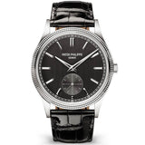 Patek Philippe Calatrava 39mm 18ct White Gold Charcoal Grey Dial Manual-Wind Watch - Berry's Jewellers