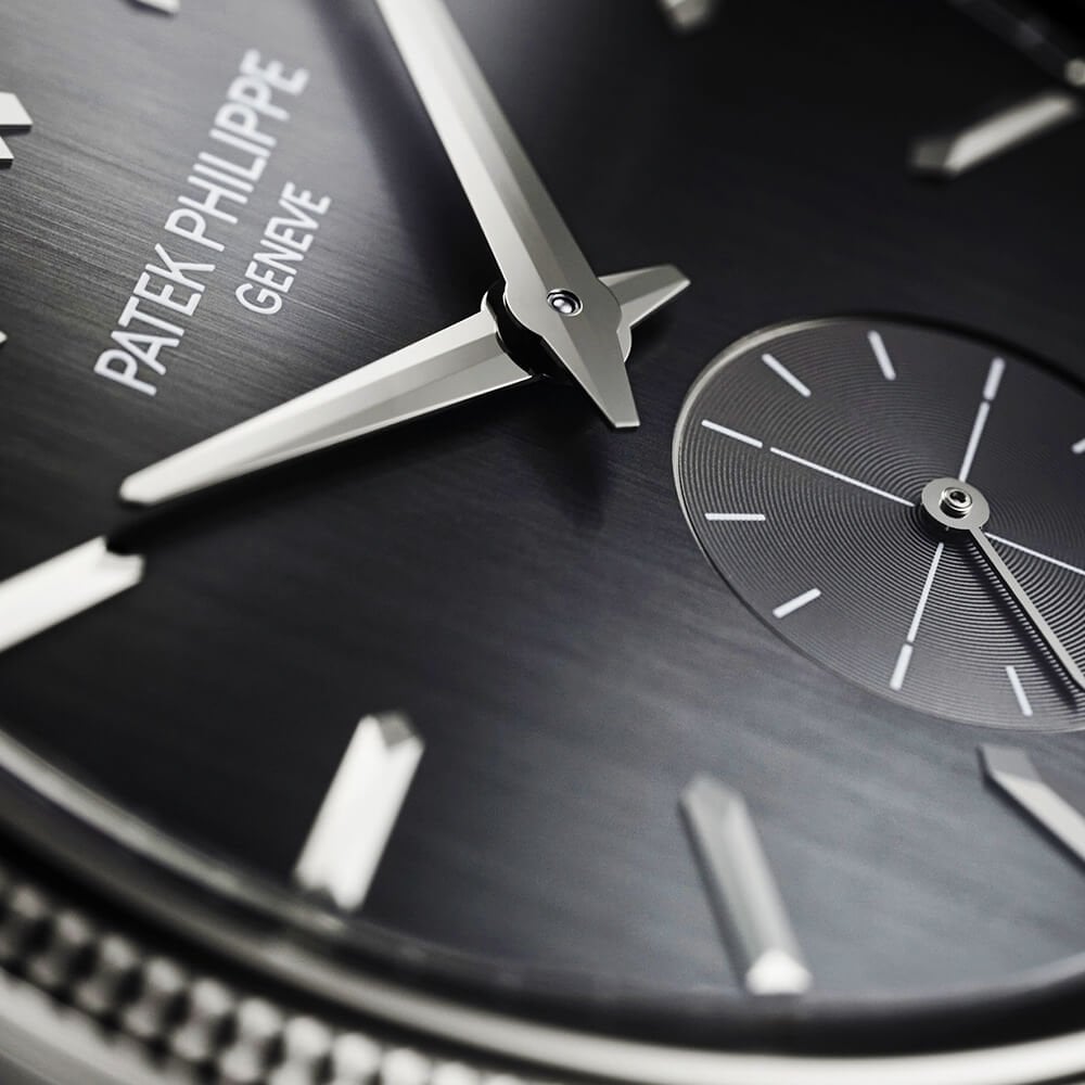 Patek Philippe Calatrava 39mm 18ct White Gold Charcoal Grey Dial Manual-Wind Watch - Berry's Jewellers