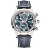 Patek Philippe Complications Calatrava Pilot Travel Time Blue/Grey Dial Automatic Watch - Berry's Jewellers