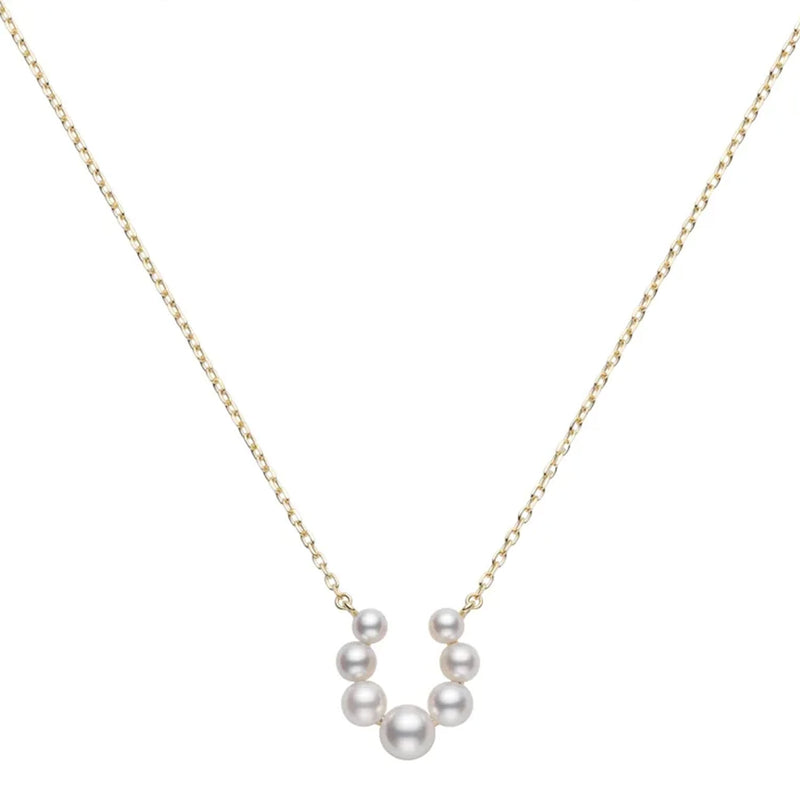 Mikimoto 18ct Yellow Gold Bubble Pearl Pendant - Berry's Jewellers