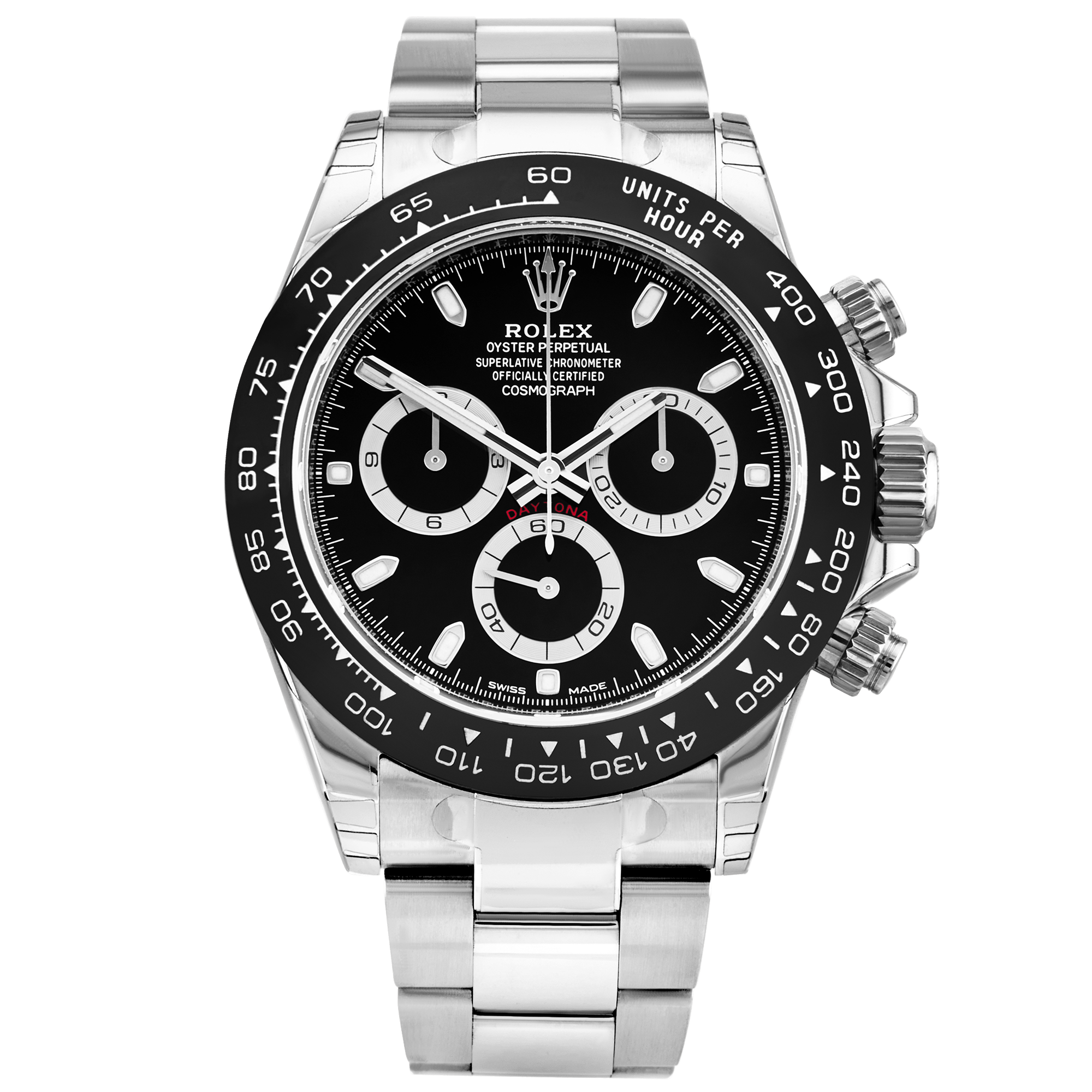 Pre-Owned Rolex Daytona 40mm Black Dial Men's Bracelet Watch (2020) - Berry's Jewellers