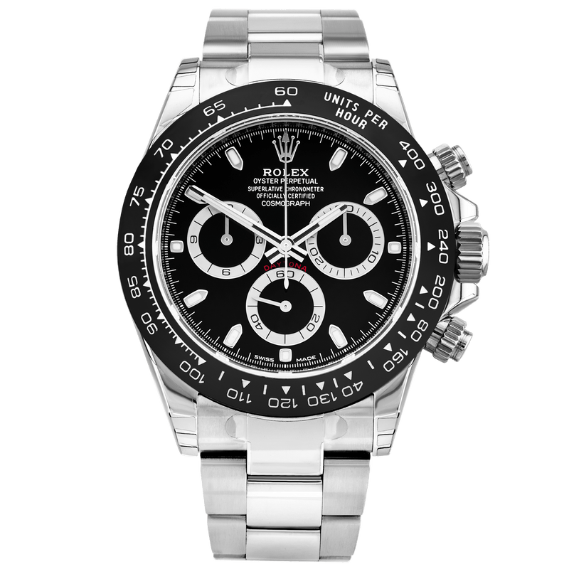Pre-Owned Rolex Daytona 40mm Black Dial Men's Bracelet Watch (2020) - Berry's Jewellers