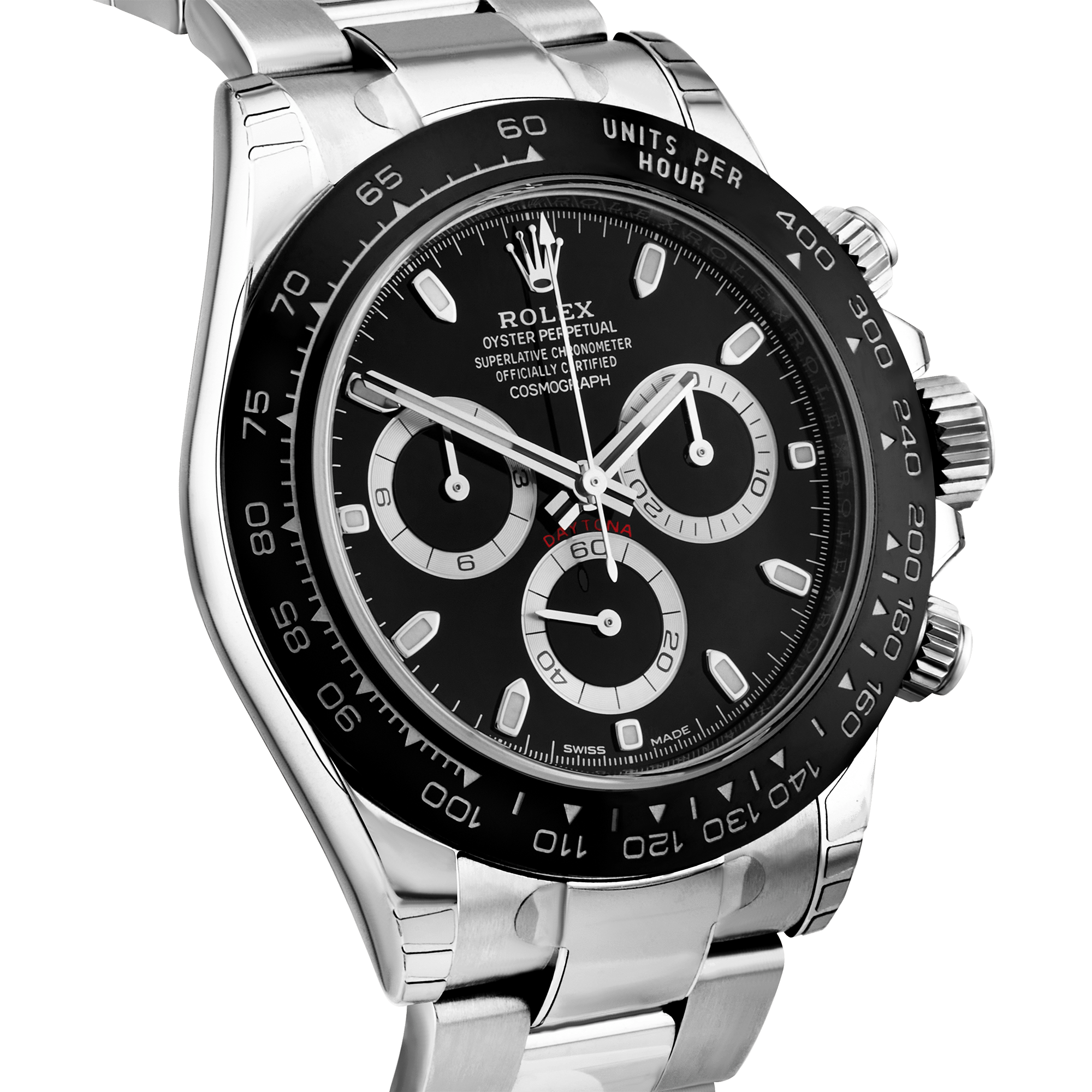 Pre-Owned Rolex Daytona 40mm Black Dial Men's Bracelet Watch (2020) - Berry's Jewellers